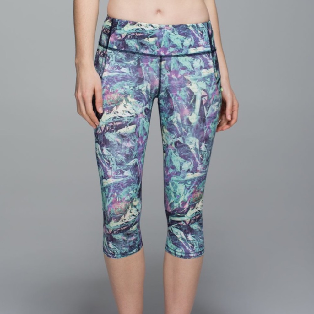 Lululemon Run: Top Speed Crop Iridescent Multi - image 3